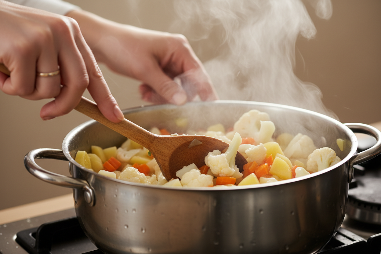 Vegetable Korma Recipe - Creamy & Flavorful Dish preparation step 1