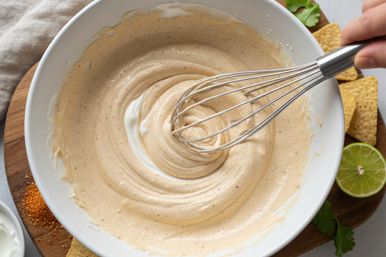 Viral Boat Dip (Rotel Ranch Dip) preparation step 2