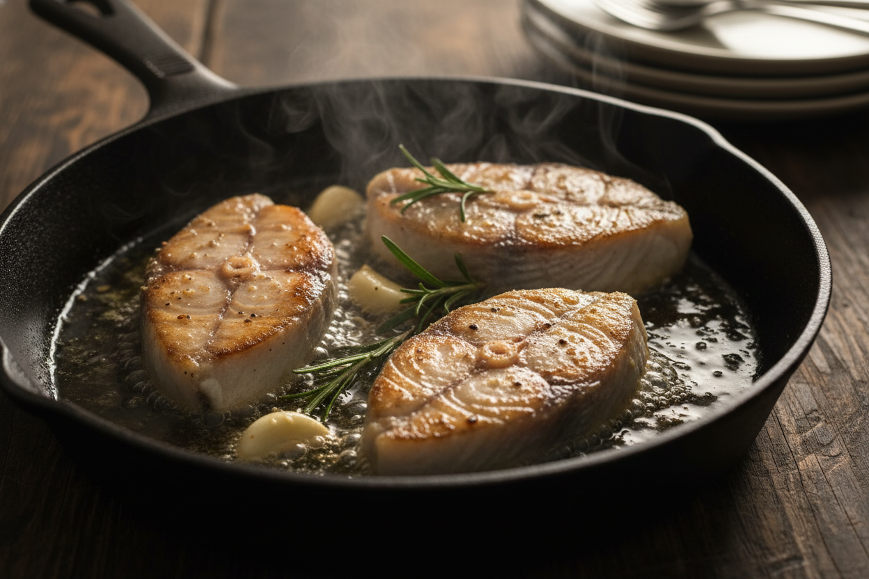 Zesty Swordfish with Lemon Caper Sauce preparation step 1