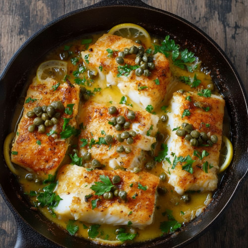 Easy Baked Cod with Lemon and Garlic (Ready in 25 Minutes)