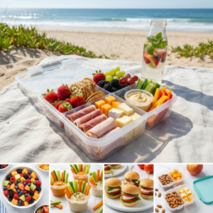 Easy Beach Day Snacks For Adults: Portable Graze Box Guide