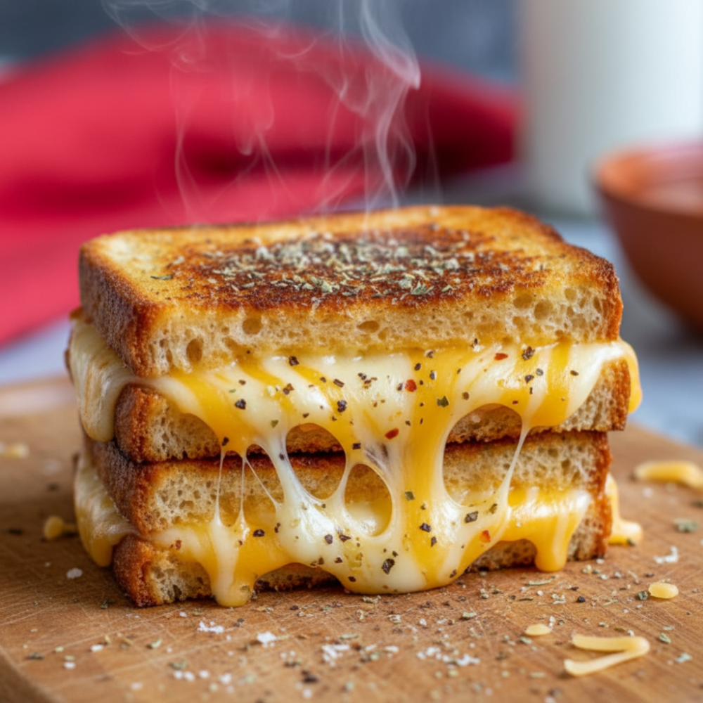 15-Minute Beef Pizza Grilled Cheese | Quick Gourmet Recipe
