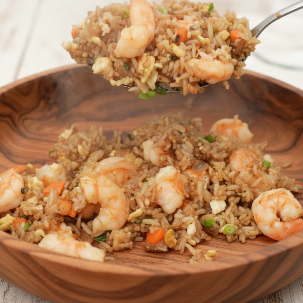 Homemade Japanese Steakhouse Shrimp Fried Rice Recipe 1 Homemade Japanese Steakhouse Shrimp Fried Rice Recipe