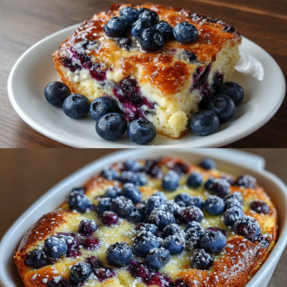 Easy Baked Blueberry Buttermilk Pancakes for Weekend Brunch 1 Easy Baked Blueberry Buttermilk Pancakes for Weekend Brunch