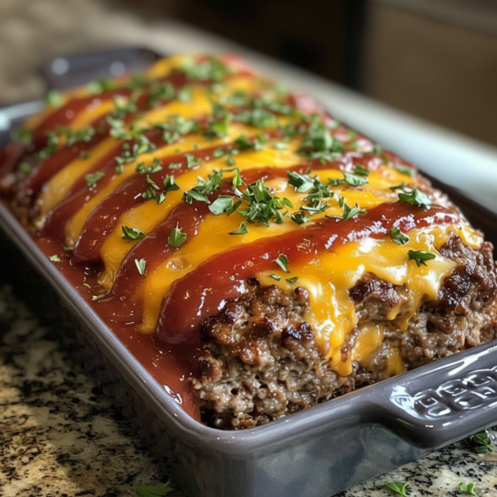 Keto Cheeseburger Meatloaf Recipe (Easy & Low Carb) 1 Keto Cheeseburger Meatloaf Recipe (Easy & Low Carb)