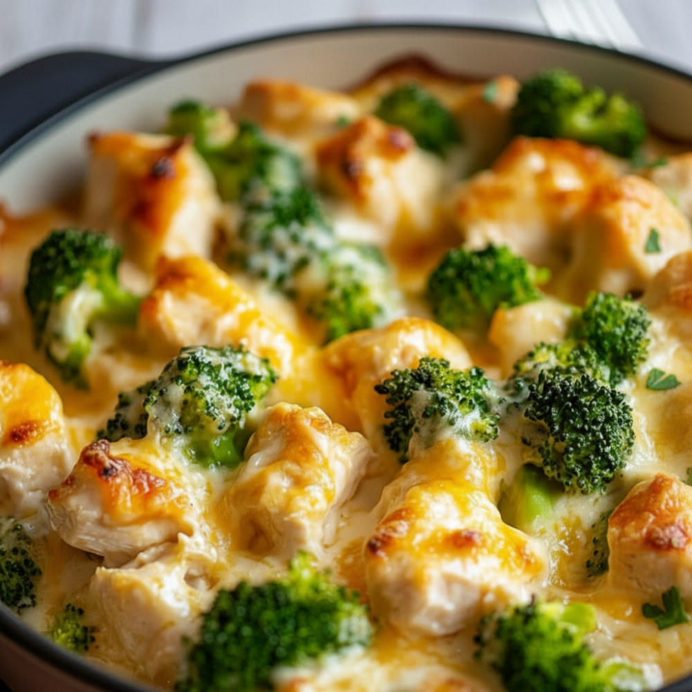 Ultimate Cheesy Chicken and Broccoli Bake (Easy Dinner)