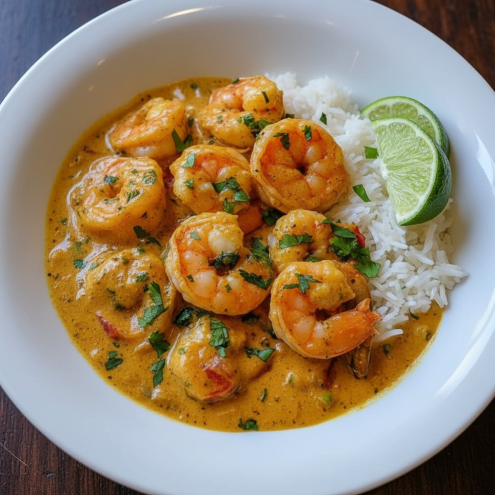 Easy Coconut Curry Shrimp Recipe (Ready in 30 Minutes)