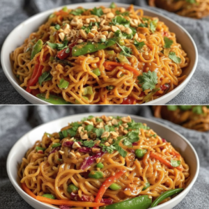 Cold Thai Peanut Noodle Salad: Easy & Crunchy Recipe