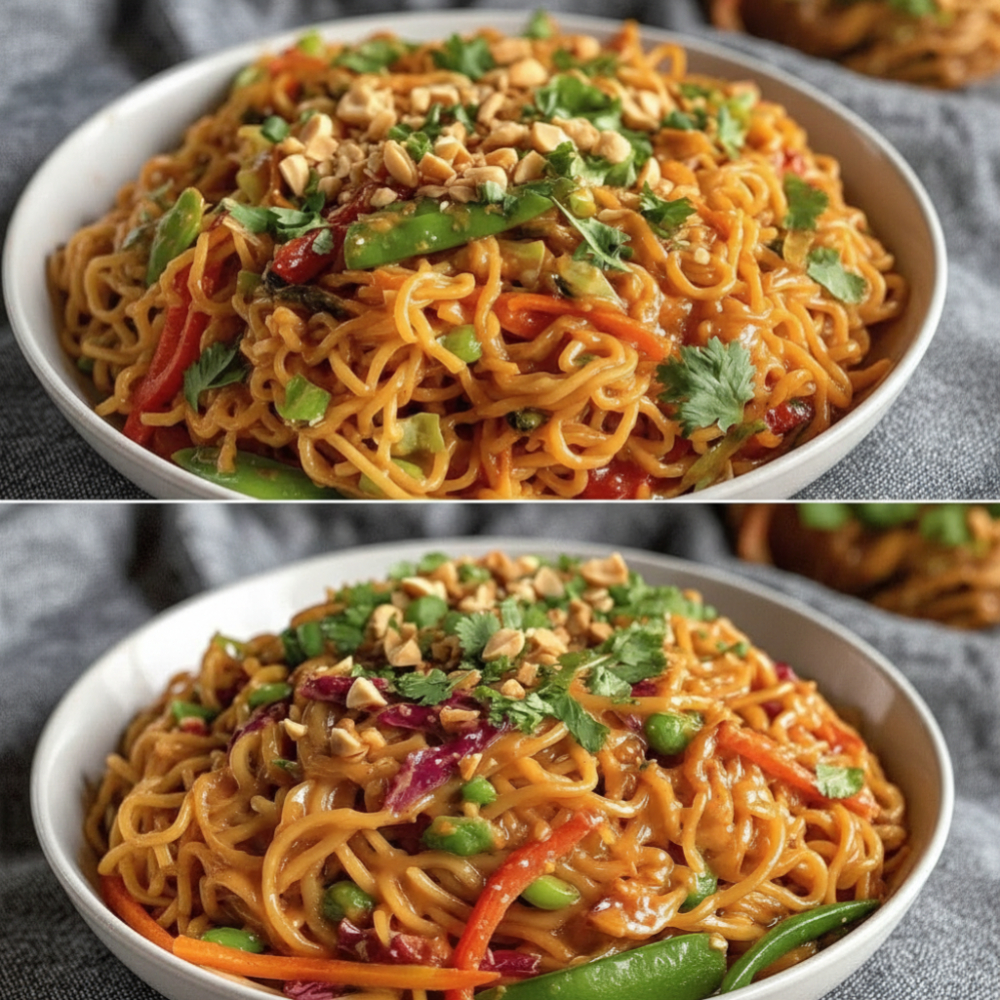 Cold Thai Peanut Noodle Salad: Easy & Crunchy Recipe