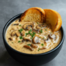 Quick & Rich Creamy Mushroom Soup Recipe