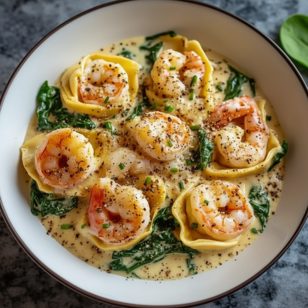 30-Minute Creamy Shrimp Tortellini Recipe 1 30-Minute Creamy Shrimp Tortellini Recipe