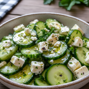 Crisp & Refreshing Summer Vegetable Mix with Feta