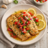 20-Minute Oven Baked Tilapia with Garlic Butter & Salsa