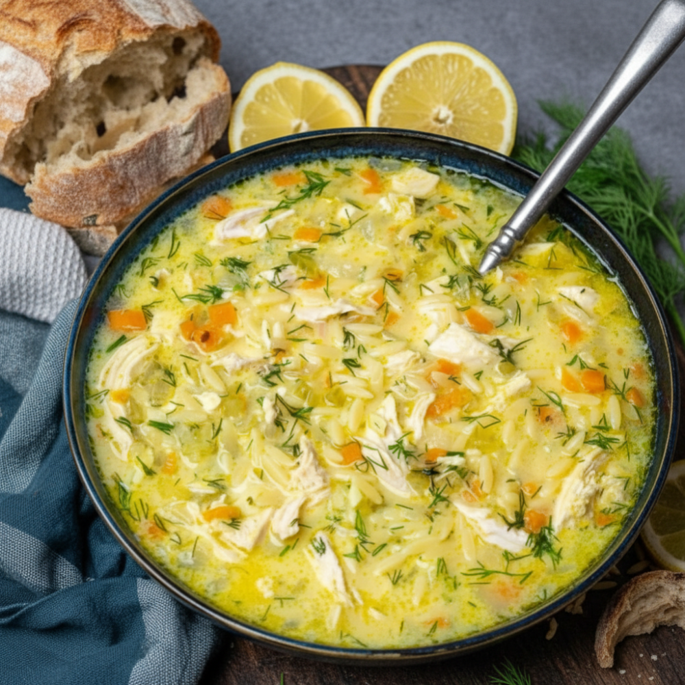 Authentic Avgolemono Recipe (Creamy Lemon Chicken Orzo Soup) 1 Authentic Avgolemono Recipe (Creamy Lemon Chicken Orzo Soup)