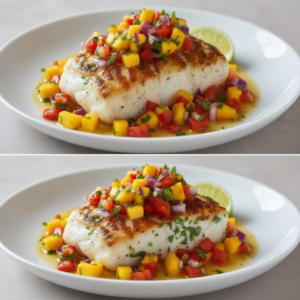 Perfect Grilled Halibut Mango Salsa Recipe for Summer
