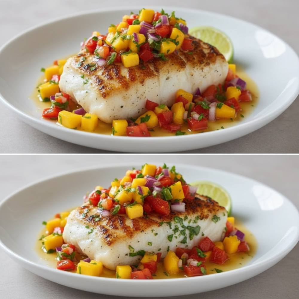 Perfect Grilled Halibut Mango Salsa Recipe for Summer