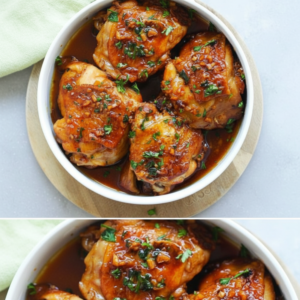 Instant Pot Sweet Garlic Chicken Thighs (Healthy & Easy)