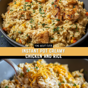 Instant Pot Creamy Chicken and Rice: A Quick Comfort Meal