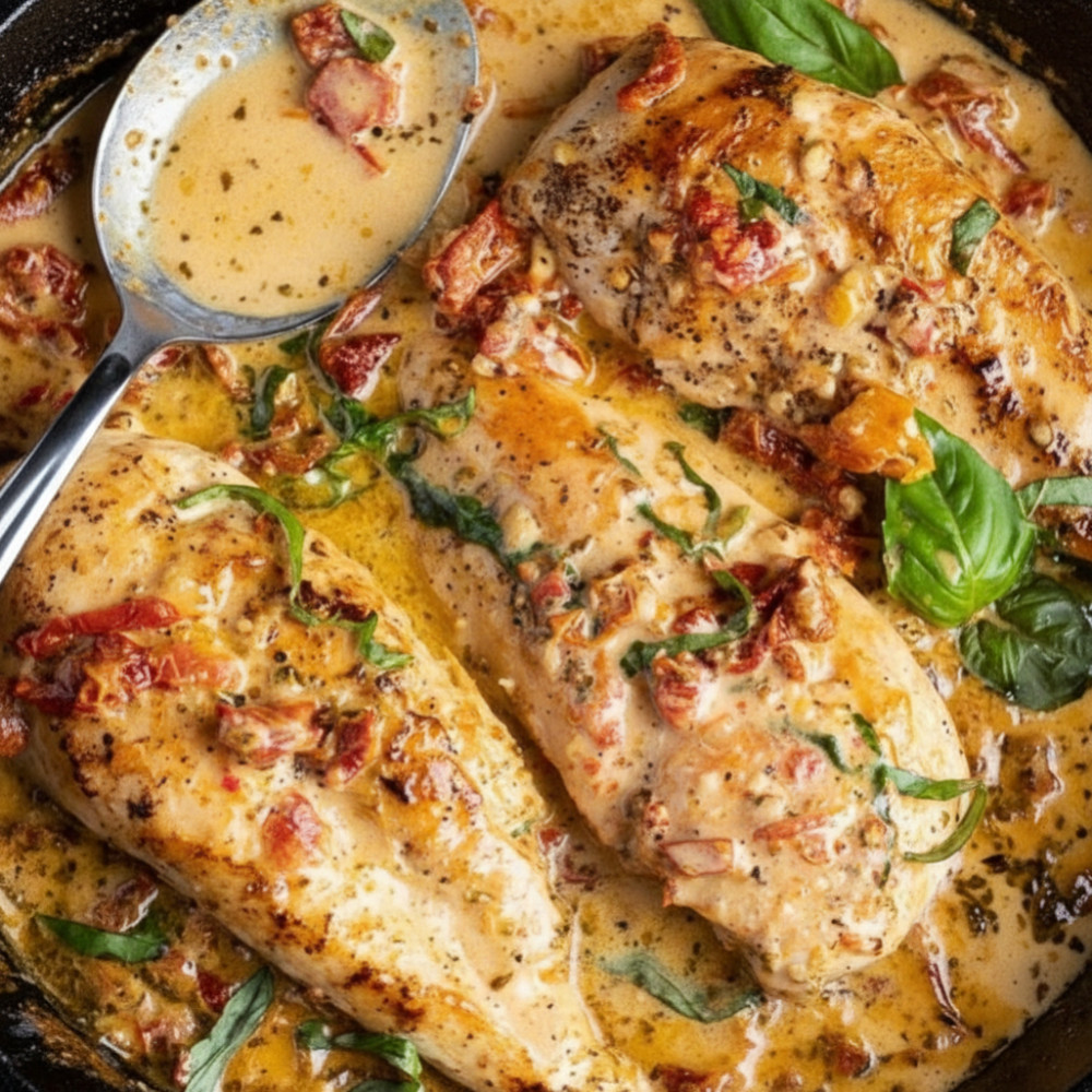 Creamy Sun-Dried Tomato Chicken (Marry Me Chicken) 1 Creamy Sun-Dried Tomato Chicken (Marry Me Chicken)