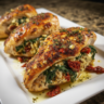 Juicy Mediterranean Feta Spinach Stuffed Chicken Recipe