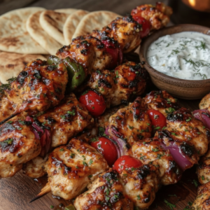 Easy Mediterranean Grilled Chicken Skewers Recipe