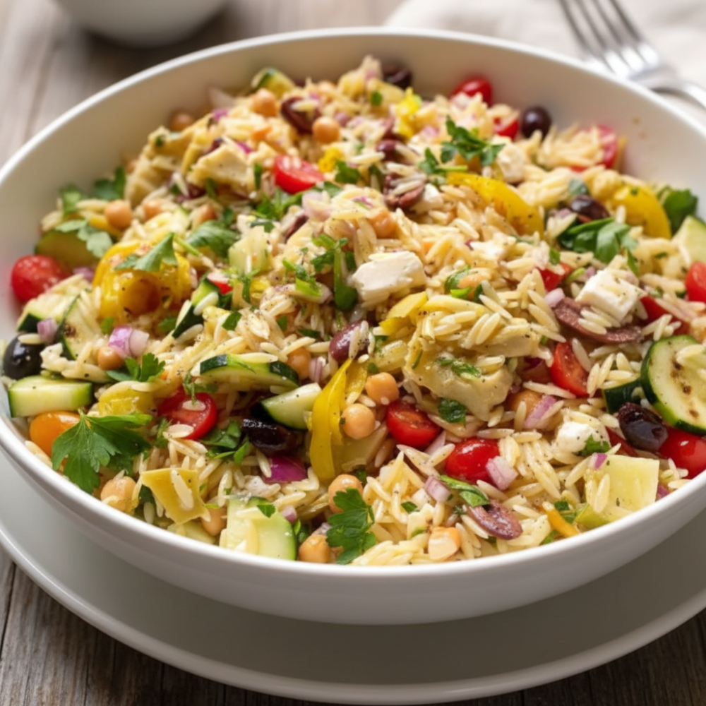 Mediterranean Orzo Salad Recipe: Fresh & Easy