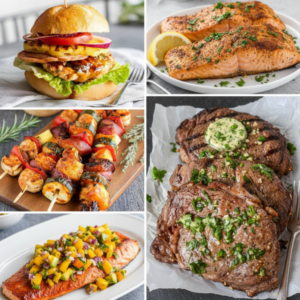 Delicious No Oven Summer Dinners: Hawaiian Burgers