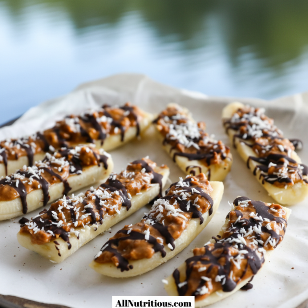 Healthy Frozen Banana & Nut Butter Snacks (No-Bake)