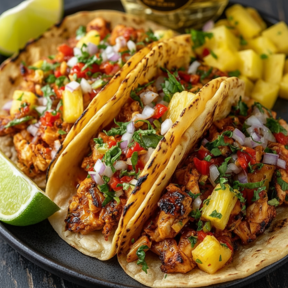 Tropical Grilled Poultry & Fruit Tacos: A Healthy Summer Recipe