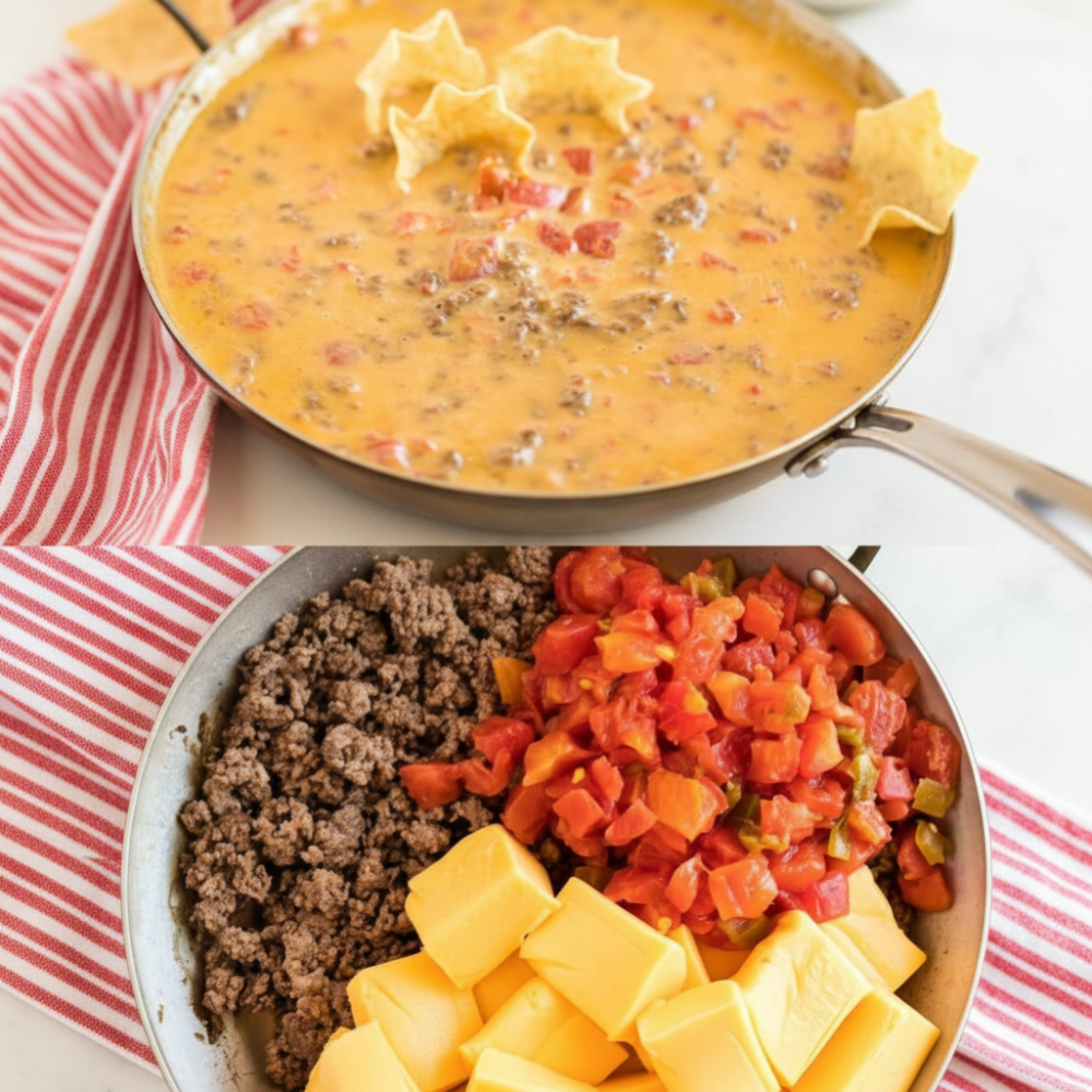 Easy 3-Ingredient Beef Queso Dip Recipe 1 Easy 3-Ingredient Beef Queso Dip Recipe