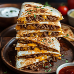Crispy Smashburger Quesadillas: Fast Dinner Recipe 4 Crispy Smashburger Quesadillas: Fast Dinner Recipe