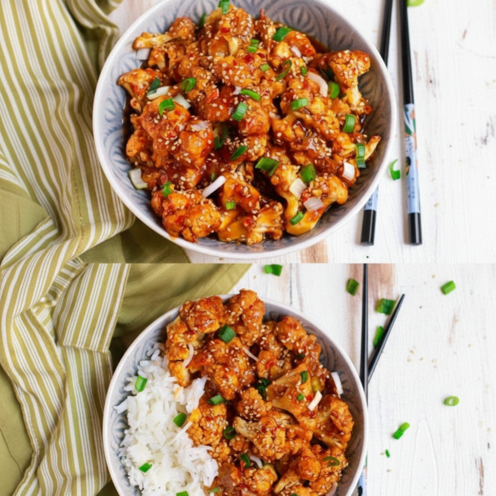 Deliciously Glazed Sweet and Spicy Cauliflower Bites 1 Deliciously Glazed Sweet and Spicy Cauliflower Bites