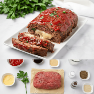 Stuffed Meatloaf Recipe: Savory Cheese-Filled Beef Bake