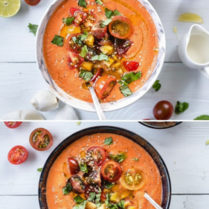 Authentic Chilled Tomato Soup: A Refreshing Vegan Summer Starter