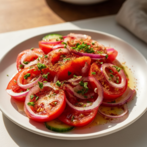 Tomato Onion Sumac Salad Recipe: Fresh & Easy