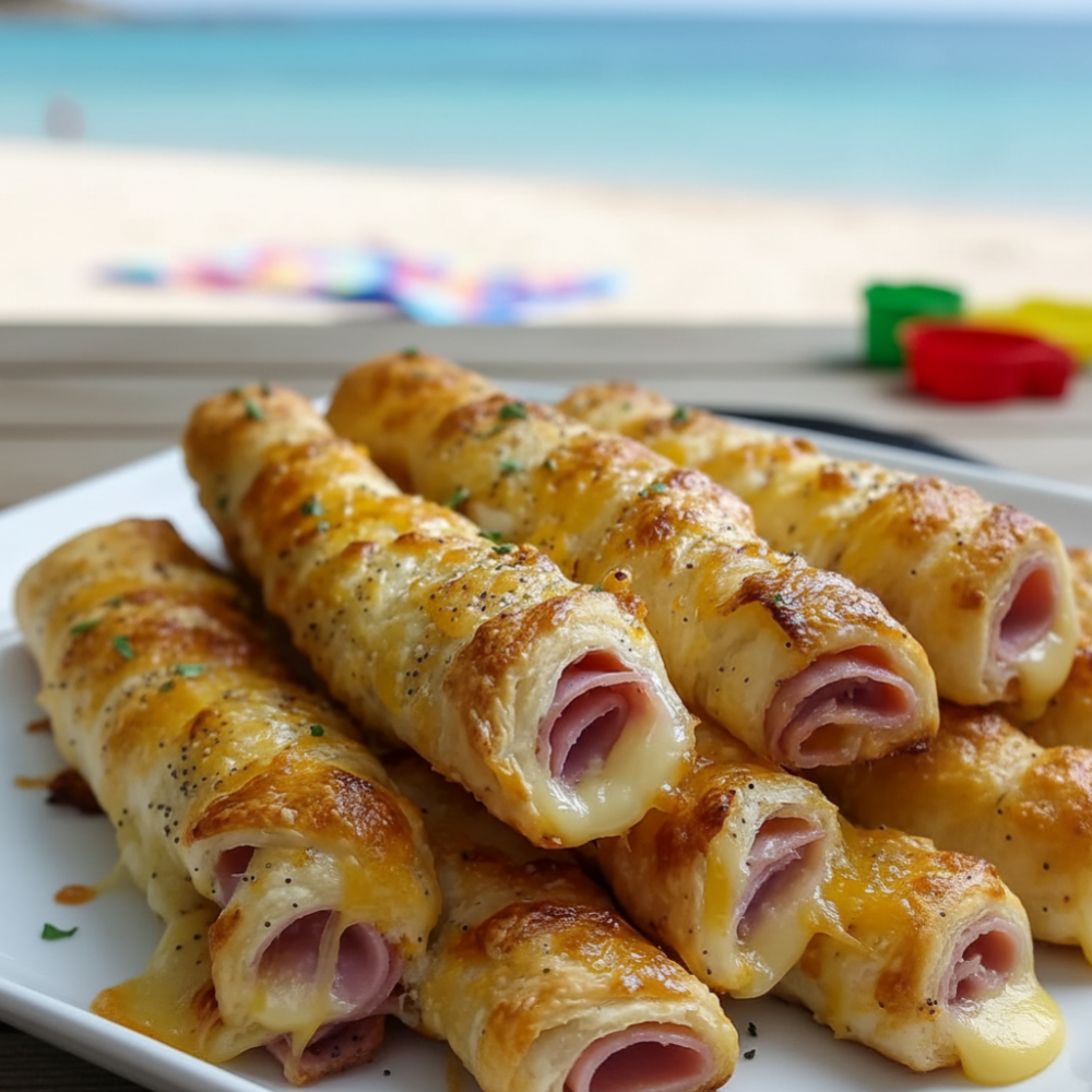 Quick Baked Deli Poultry and Cheddar Roll-Ups