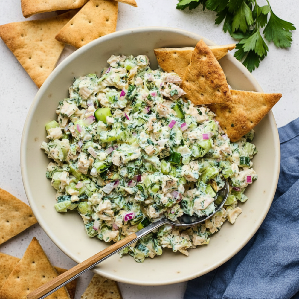 Creamy Tzatziki Chicken Salad: Easy Summer Recipe 1 Creamy Tzatziki Chicken Salad: Easy Summer Recipe