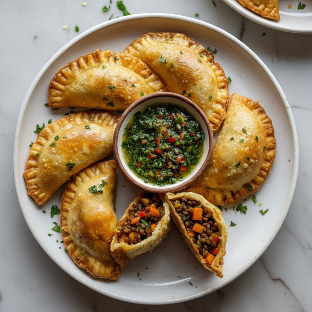 Plant-Based Lentil Empanadas with Chimichurri (Easy Recipe) 1 Plant-Based Lentil Empanadas with Chimichurri (Easy Recipe)