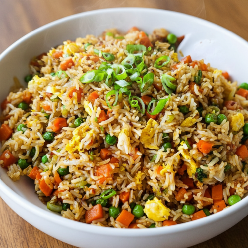 Quick & Healthy Vegetable Fried Rice with Beef