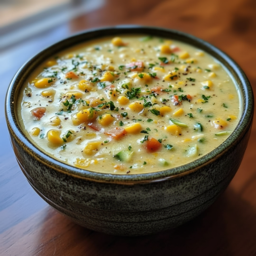 Easy Zucchini Corn Chowder Recipe | Creamy & Quick
