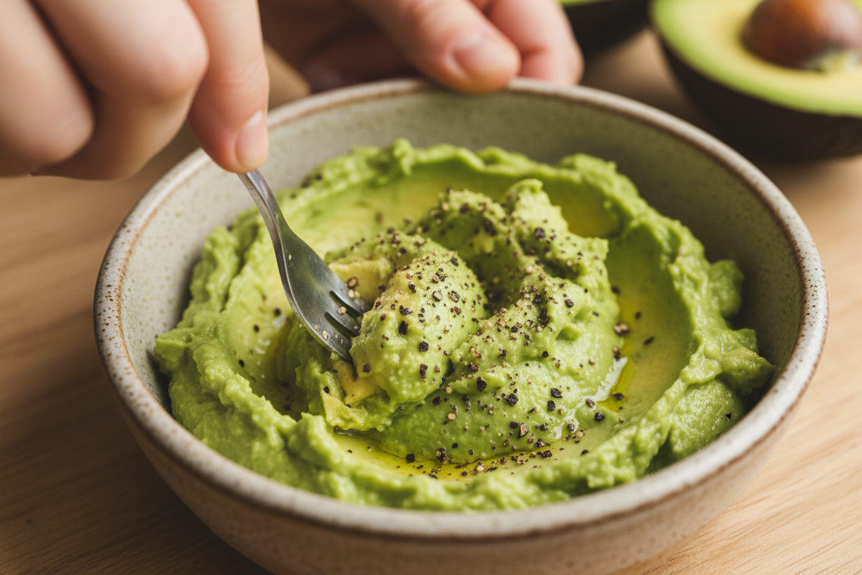 Avocado Toast preparation step 1
