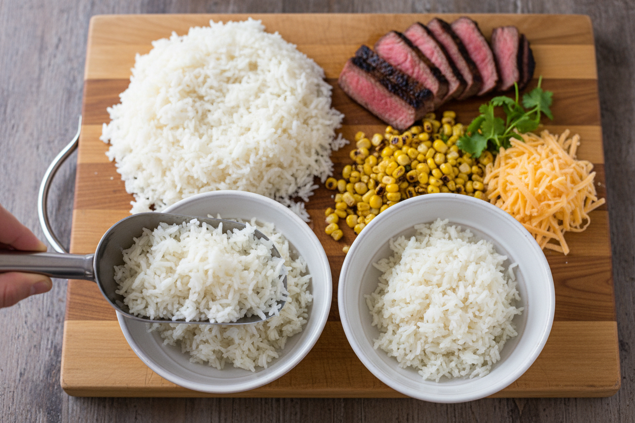 Beef Burrito Bowl preparation step 2