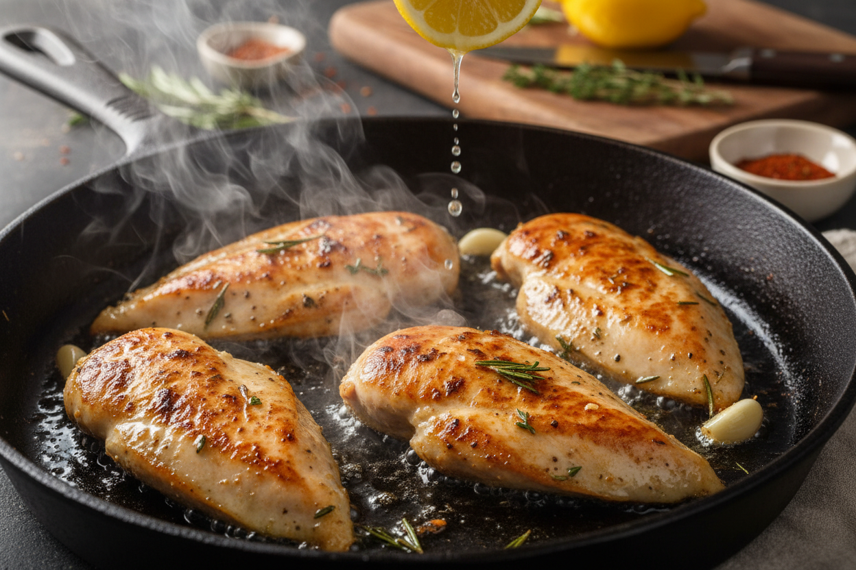 Boursin Chicken preparation step 1