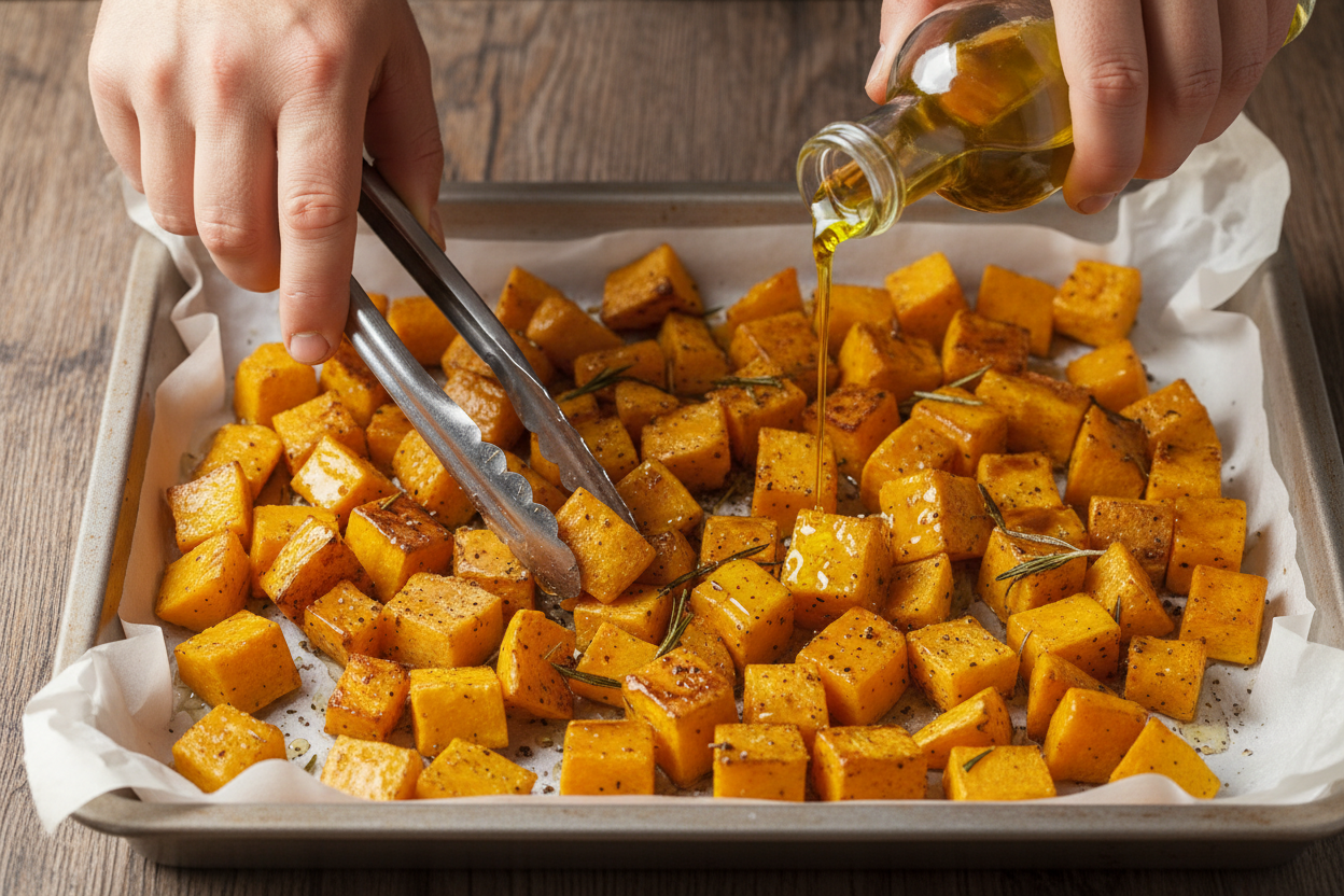 Vegan Butternut Squash Pasta Sauce Recipe 2 Butternut Squash Pasta Sauce preparation step 1