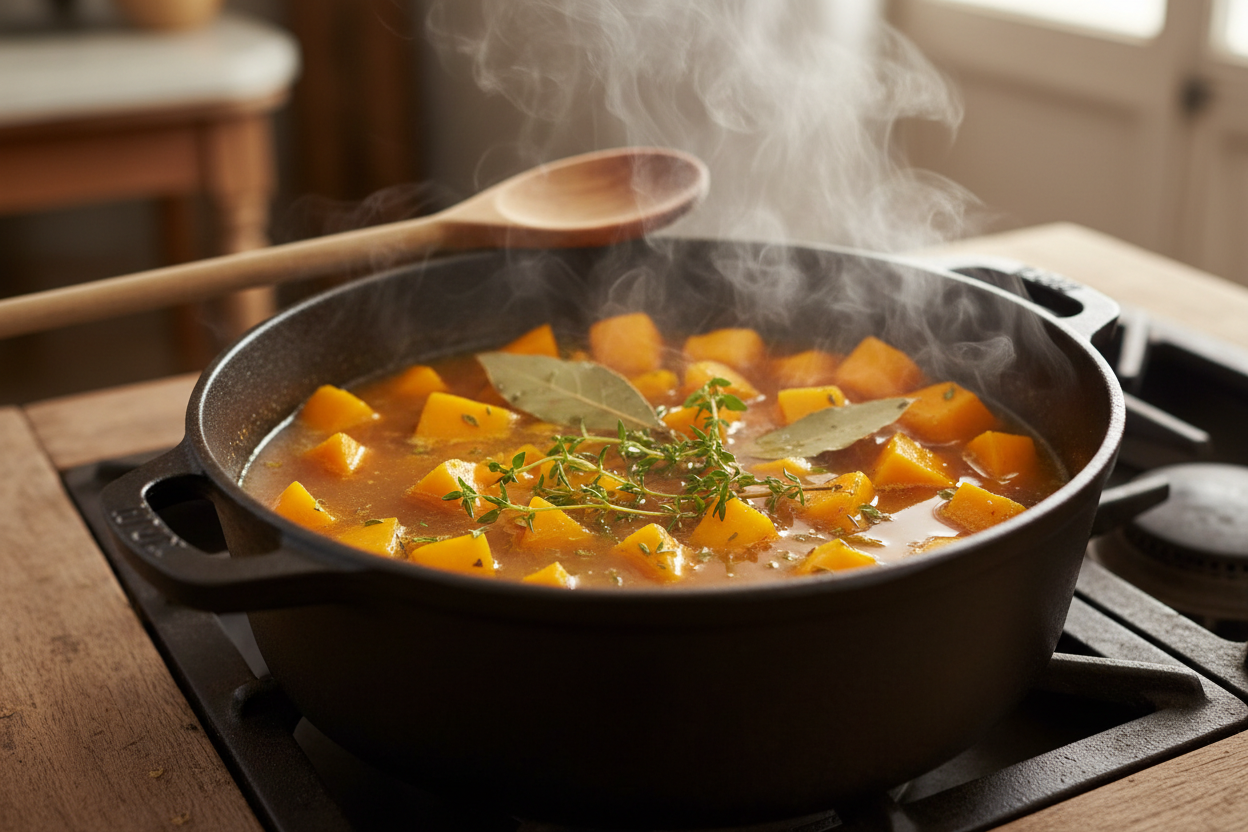 The Ultimate Creamy Winter Squash Bisque Recipe 2 Butternut Squash Soup preparation step 1