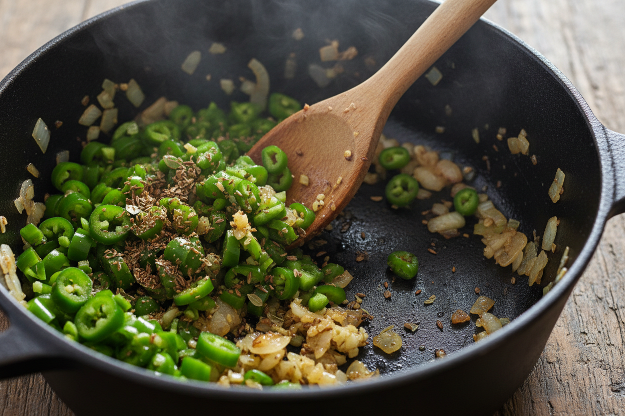 Hearty Chicken Hatch Chile Stew Recipe (Ready in 1 Hour) 2 Chicken And Hatch Chile Stew preparation step 1