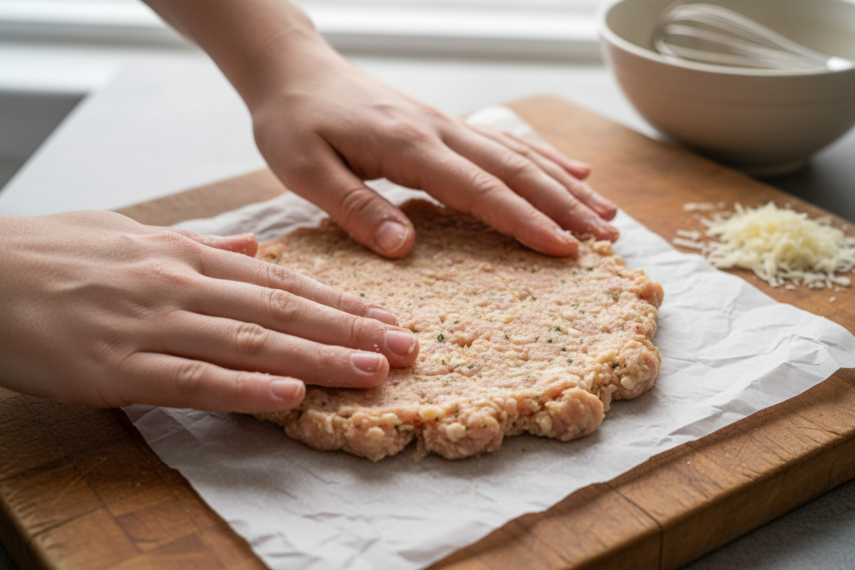 High-Protein Chicken Caesar Salad Pizza Recipe 2 Chicken Caesar Salad Pizza preparation step 1