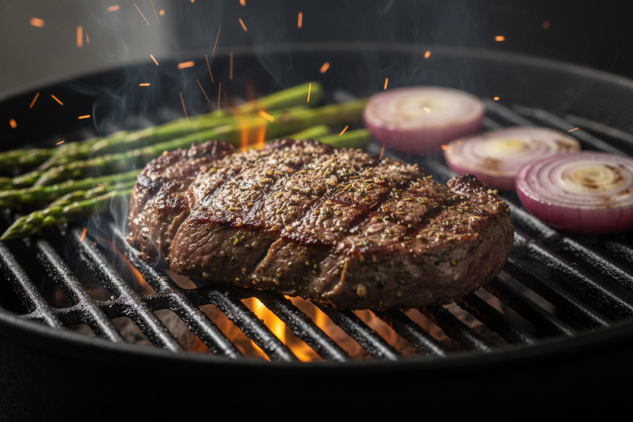 Hearty Chimichurri Steak Salad with Grilled Vegetables 3 Chimichurri Steak and Vegetable Salad preparation step 2