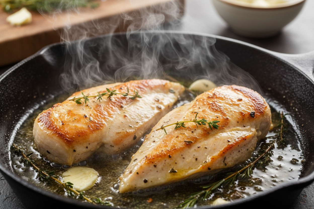 30-Minute Boursin Chicken (Creamy Skillet Dinner) 2 Creamy Boursin Chicken preparation step 1