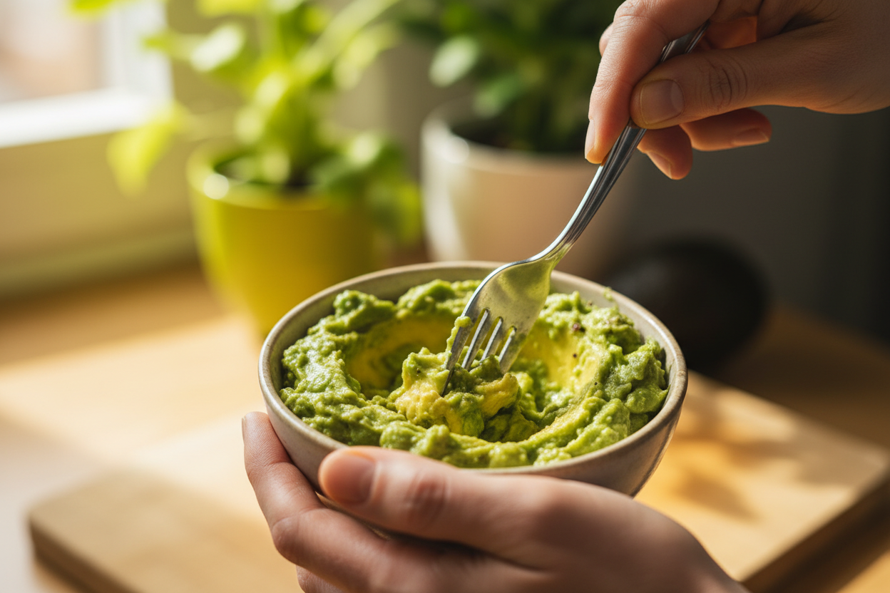 Creamy Cottage Cheese Avocado Toast preparation step 2